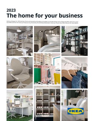 Ikea catalogue in Schaumburg IL | IKEA for Business Brochure 2023 | 8/27/2022 - 12/31/2023