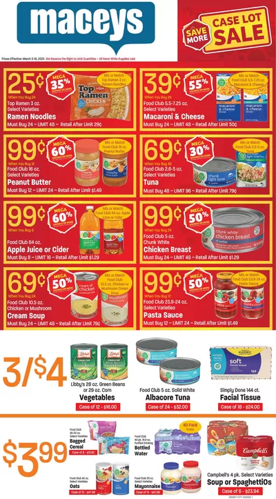 Maceys catalogue | New offers to discover | 3/3/2025 - 3/19/2025