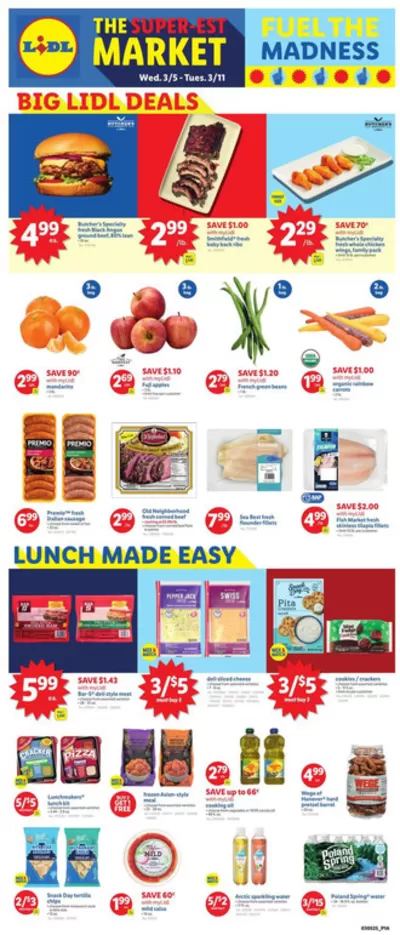 Lidl catalogue in New York | Exclusive deals for our customers | 3/5/2025 - 3/18/2025