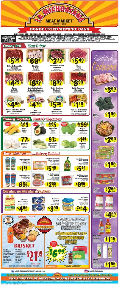 La Michoacana catalogue in Dallas TX | Top deals and discounts | 3/5/2025 - 3/18/2025