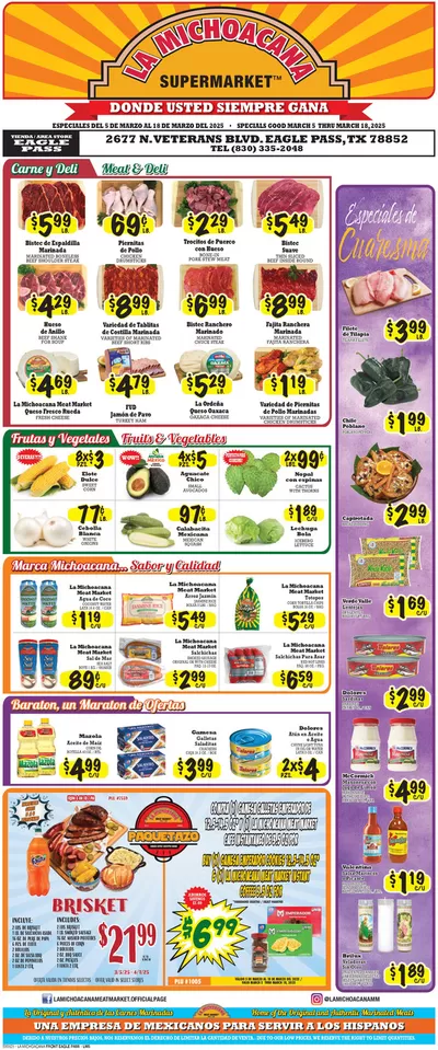 La Michoacana catalogue in Dallas TX | Exclusive bargains | 3/5/2025 - 3/18/2025