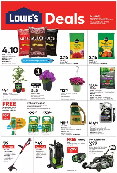 Tools & Hardware offers in Virginia Beach VA | Save now with our deals in Lowe's | 3/6/2025 - 3/19/2025