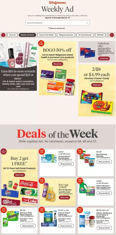 Walgreens catalogue in Glendale CA | Great offer for bargain hunters | 3/9/2025 - 3/15/2025
