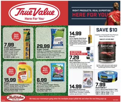 True Value catalogue | Exclusive deals and bargains | 3/7/2025 - 3/31/2025