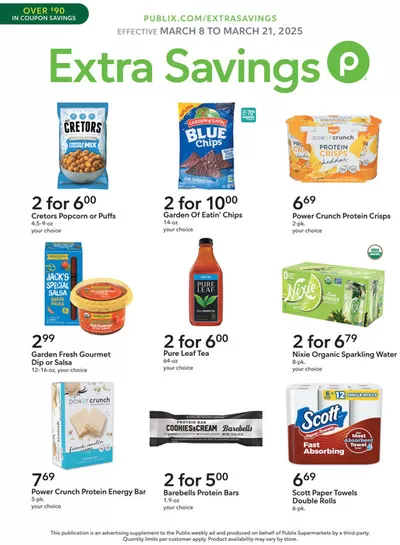 Publix catalogue in West Palm Beach FL | Publix Extra Savings | 3/8/2025 - 3/21/2025