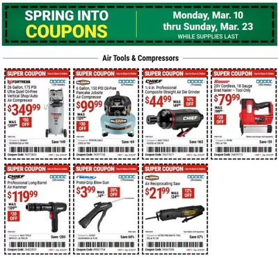 Tools & Hardware offers in Little Rock AR | Harbor Freight Tools weekly ad in Harbor Freight Tools | 3/10/2025 - 3/23/2025