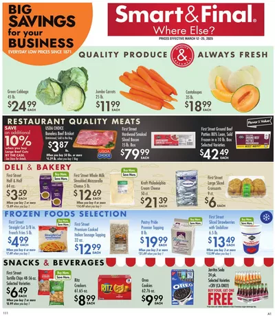 Smart & Final catalogue in San Francisco CA | Business - Foodservice  | 3/12/2025 - 3/25/2025