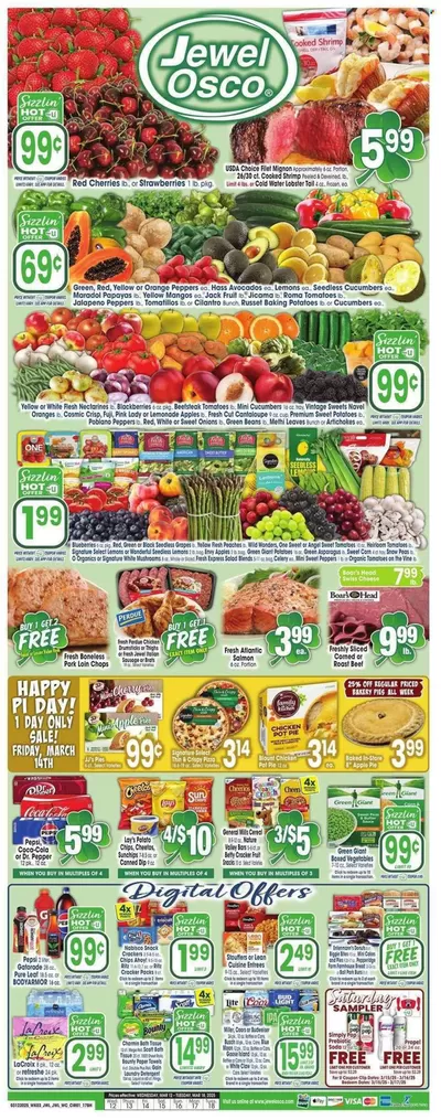 Grocery & Drug offers in Chicago IL | Jewel-Osco Weekly ad in Jewel-Osco | 3/12/2025 - 3/18/2025