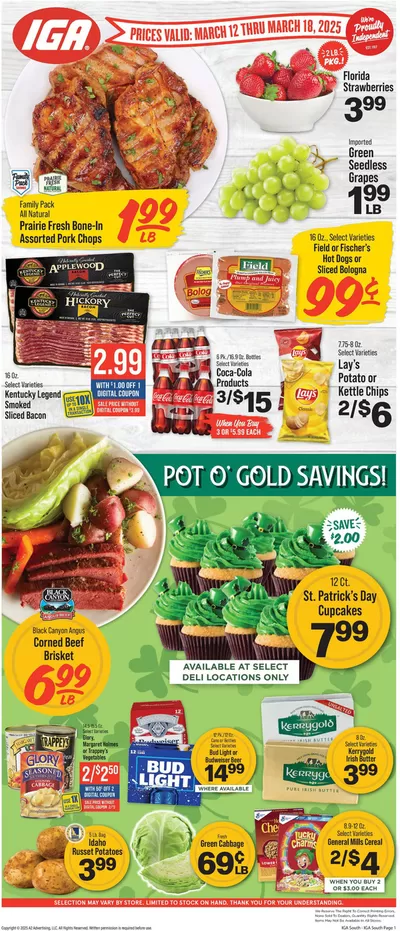 Grocery & Drug offers in Decatur GA | Current bargains and offers in IGA | 3/12/2025 - 3/18/2025