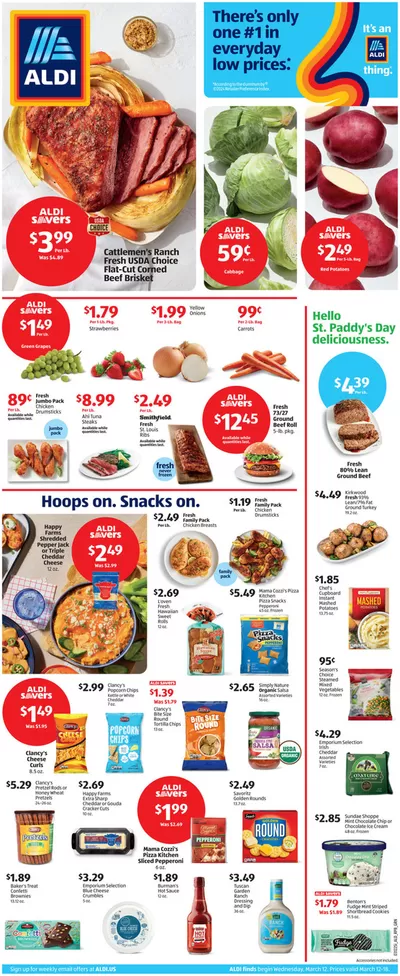 Discount Stores offers in Jacksonville FL | Exclusive deals for our customers in Aldi | 3/12/2025 - 3/18/2025