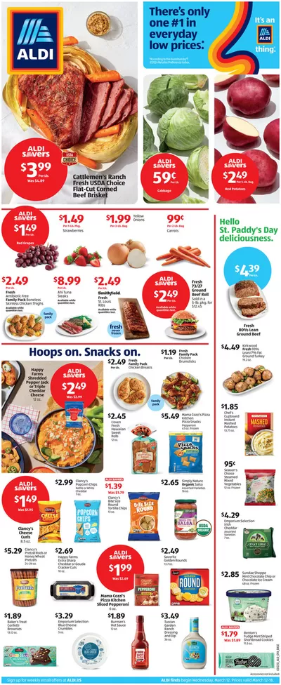 Discount Stores offers in Saint Peters MO | Exclusive deals and bargains in Aldi | 3/12/2025 - 3/18/2025