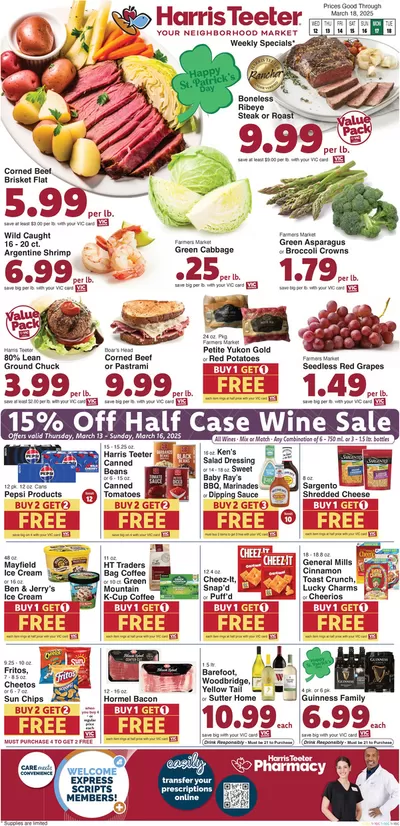 Grocery & Drug offers in Mc Lean VA | Top deals and discounts in Harris Teeter | 3/12/2025 - 3/18/2025