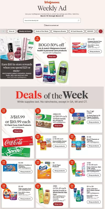 Walgreens catalogue in West Palm Beach FL | Top offers for smart savers | 3/16/2025 - 3/22/2025