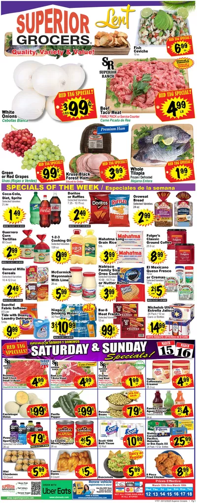 Superior Grocers catalogue in Las Vegas NV | Weekly specials Superior Grocers | 3/12/2025 - 3/18/2025