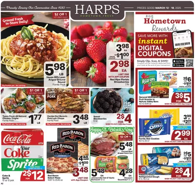 Grocery & Drug offers in Joplin MO | Harp's Market weekly ad in Harp's Market | 3/12/2025 - 3/18/2025