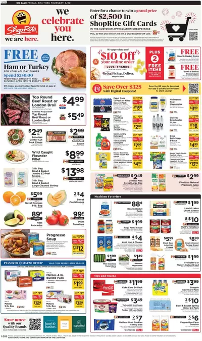 Grocery & Drug offers in Mc Lean VA | Great discounts on selected products in ShopRite | 3/14/2025 - 3/20/2025