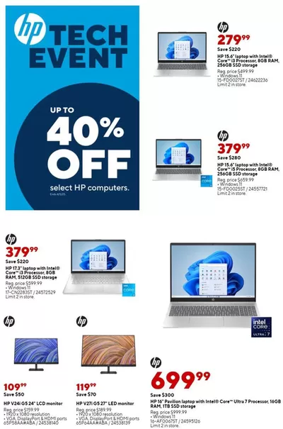 Electronics & Office Supplies offers in Hammond IN | Staples flyer in Staples | 3/16/2025 - 3/22/2025