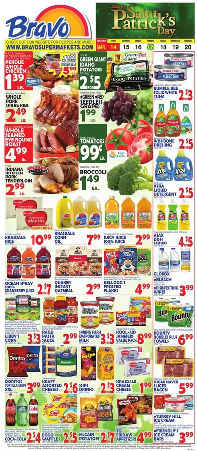 Grocery & Drug offers in Reading PA | Top offers for smart savers in Bravo Supermarkets | 3/14/2025 - 3/20/2025