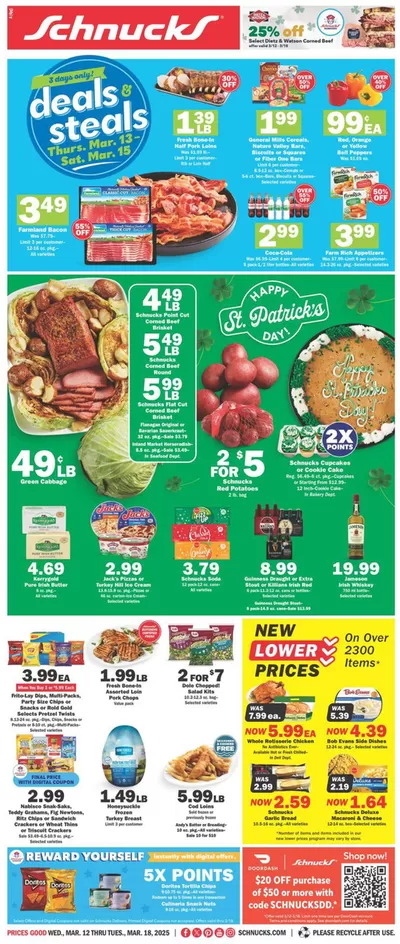 Grocery & Drug offers in Saint Peters MO | Exclusive deals for our customers in Schnucks | 3/12/2025 - 3/18/2025