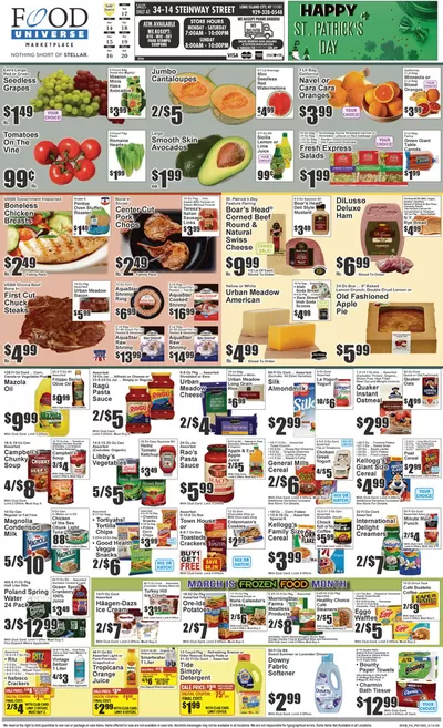 Grocery & Drug offers in East Elmhurst NY | Special offers for you in Food Universe | 3/14/2025 - 3/20/2025