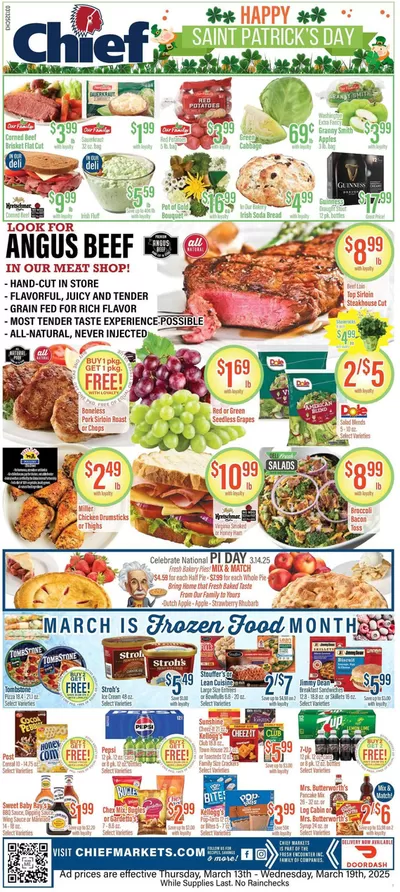 Chief Supermarket catalogue | Top offers for all bargain hunters | 3/13/2025 - 3/19/2025