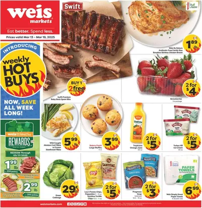 Grocery & Drug offers in Reading PA | Great discounts on selected products in Weis Markets | 3/13/2025 - 3/19/2025