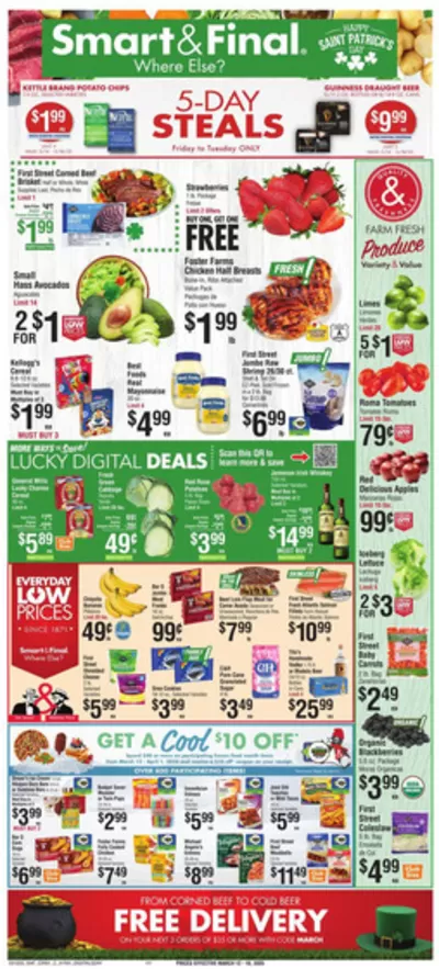 Grocery & Drug offers in Santa Ana CA | Weekly Ad in Smart & Final | 3/12/2025 - 3/18/2025