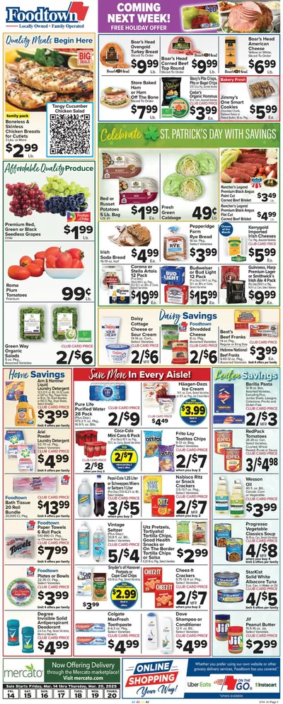 Foodtown supermarkets catalogue | Exclusive deals for our customers | 3/14/2025 - 3/20/2025