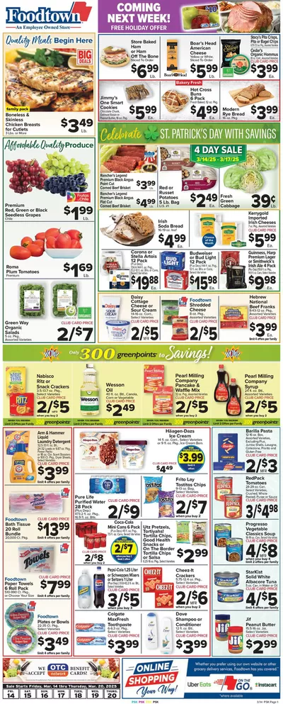 Foodtown supermarkets catalogue | Discounts and promotions | 3/14/2025 - 3/20/2025