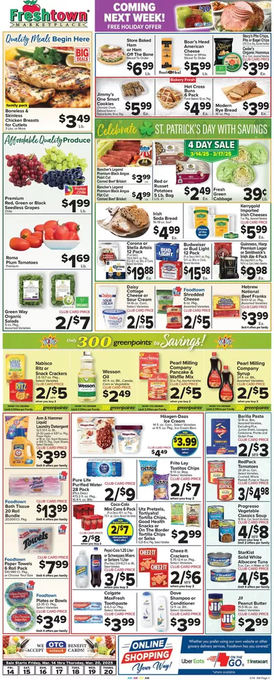 Foodtown supermarkets catalogue | Exclusive deals and bargains | 3/14/2025 - 3/20/2025