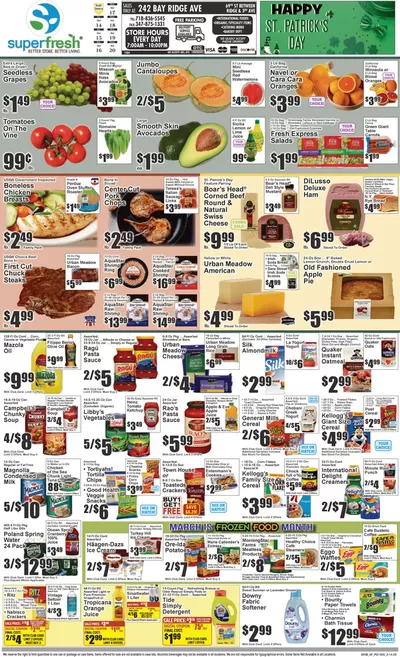 Grocery & Drug offers in East Elmhurst NY | Super Fresh weekly ad in Super Fresh | 3/17/2025 - 3/20/2025