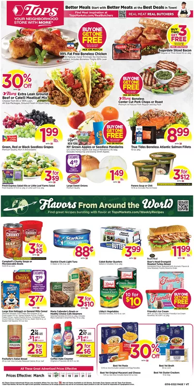 Grocery & Drug offers in Cheektowaga NY | Special offers for you in Tops | 3/16/2025 - 3/22/2025
