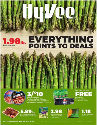 Grocery & Drug offers in Topeka KS | Top offers for smart savers in Hy-Vee | 3/17/2025 - 3/23/2025