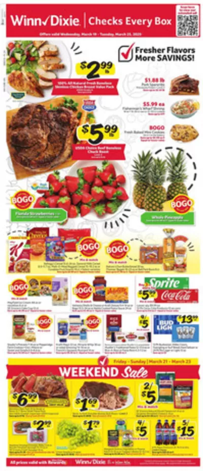 Grocery & Drug offers in Fort Lauderdale FL | Top deals and discounts in Winn Dixie | 3/19/2025 - 3/25/2025