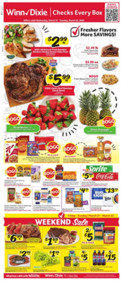 Grocery & Drug offers in Fort Lauderdale FL | Great discounts on selected products in Winn Dixie | 3/19/2025 - 3/25/2025