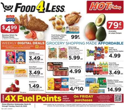Grocery & Drug offers in Gary IN | Save now with our deals in Food 4 Less | 3/19/2025 - 3/25/2025