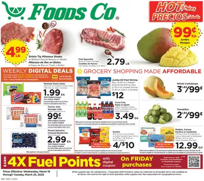 Foods Co catalogue in Sacramento CA | Weekly Ad | 3/19/2025 - 3/25/2025