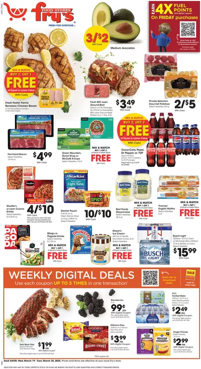 Grocery & Drug offers in Tucson AZ | Weekly Ad in Fry's | 3/19/2025 - 3/25/2025