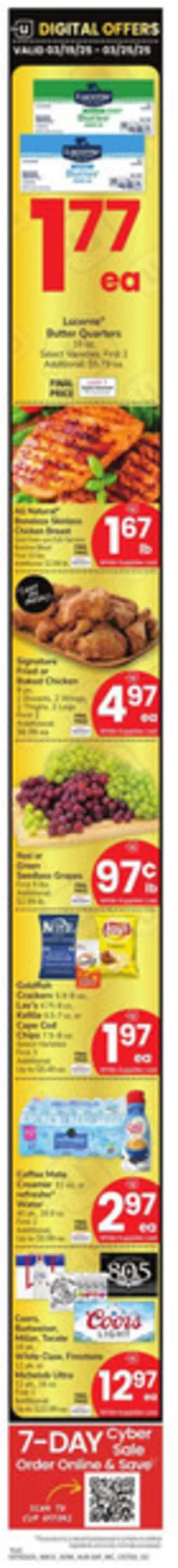 Grocery & Drug offers in Tucson AZ | Current bargains and offers in Albertsons | 3/19/2025 - 3/25/2025
