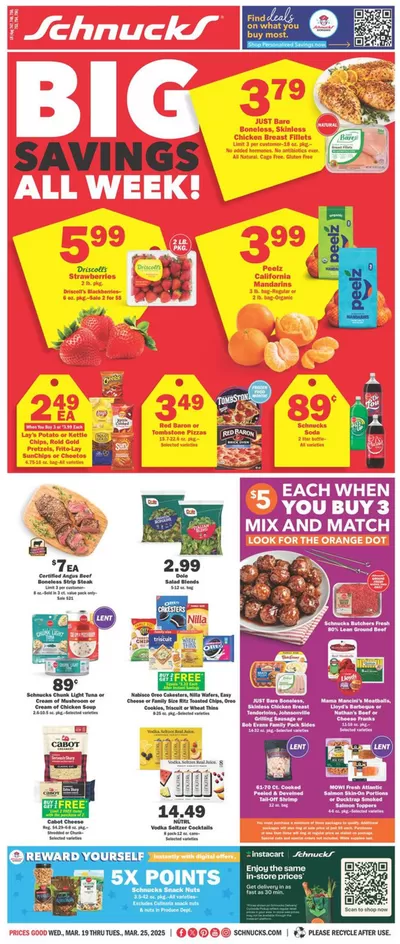 Schnucks catalogue | Our best bargains | 3/19/2025 - 3/25/2025