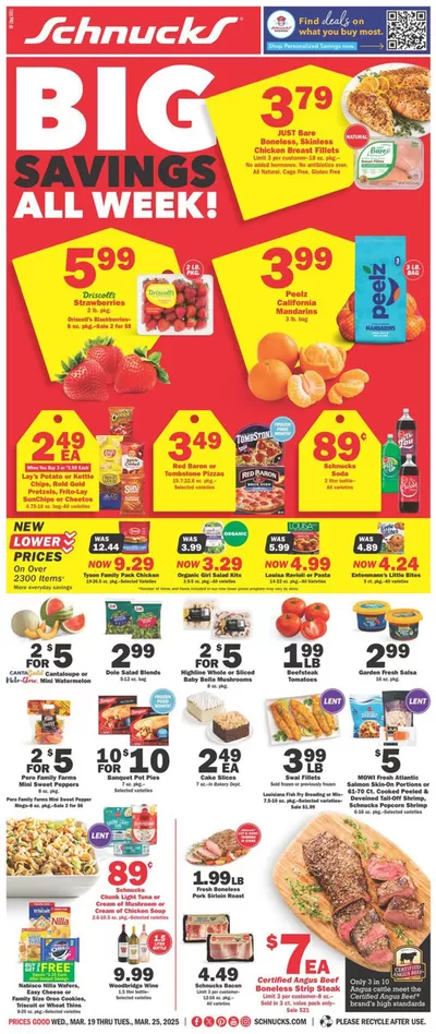 Schnucks catalogue | Exclusive deals for our customers | 3/19/2025 - 3/25/2025