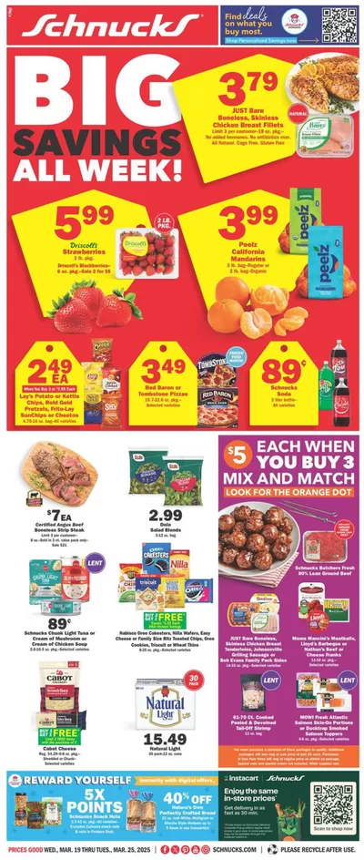 Schnucks catalogue | Save now with our deals | 3/19/2025 - 3/25/2025