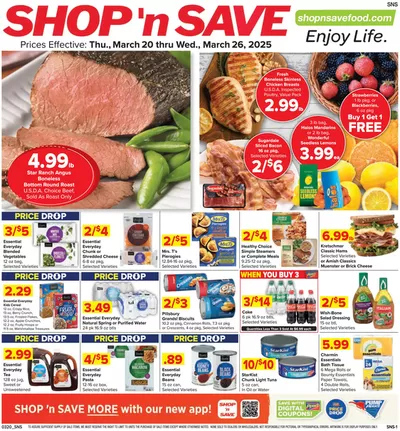 Grocery & Drug offers in Pittsburgh PA | Shop 'n Save Weekly ad in Shop 'n Save | 3/20/2025 - 3/26/2025