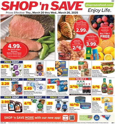Grocery & Drug offers in Pittsburgh PA | Exclusive deals and bargains in Shop 'n Save | 3/20/2025 - 3/26/2025