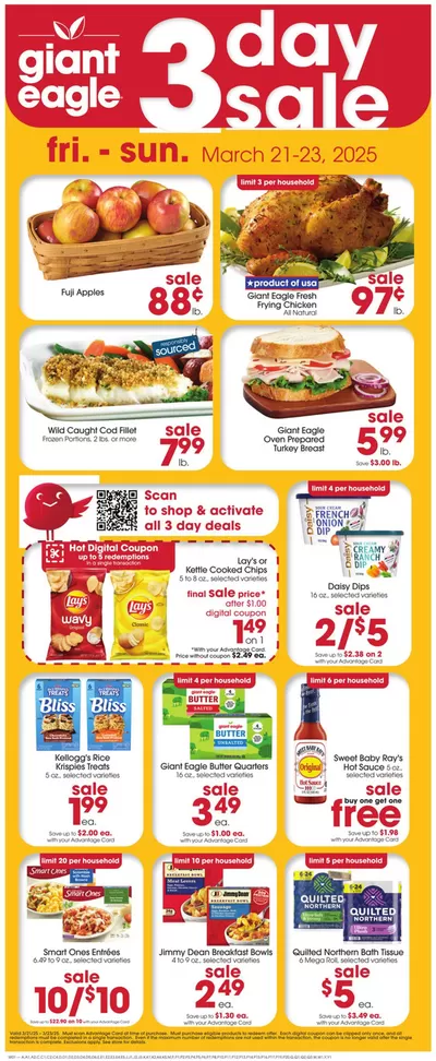 Grocery & Drug offers in Pittsburgh PA | Discover attractive offers in Giant Eagle | 3/20/2025 - 3/26/2025
