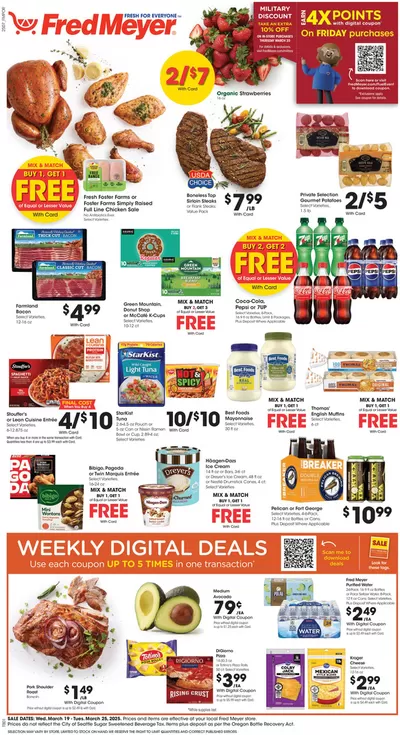 Fred Meyer catalogue in Tacoma WA | Exclusive bargains | 3/19/2025 - 3/25/2025