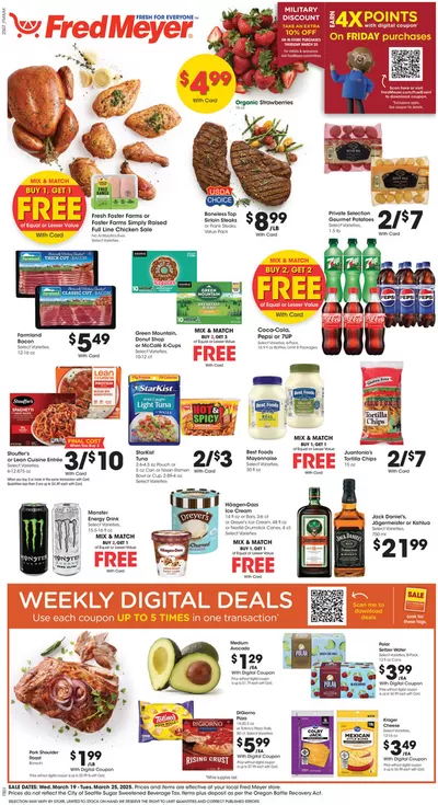 Fred Meyer catalogue in Tacoma WA | Great offer for all customers | 3/19/2025 - 3/25/2025