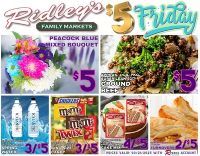 Ridley's Family Markets catalogue | Ridley's Family Markets weekly ad | 3/18/2025 - 3/24/2025