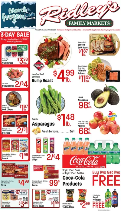 Ridley's Family Markets catalogue | New offers to discover | 3/18/2025 - 3/24/2025