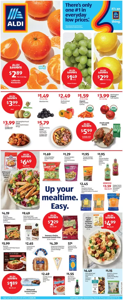 Discount Stores offers in Staten Island NY | Weekly Ad Aldi in Aldi | 3/19/2025 - 3/25/2025